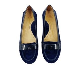 Michael Toschi Blue Suede Women’s Loafers